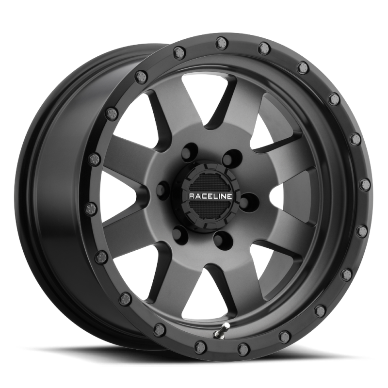 Raceline 935G Defender 14x6in / 5x114.3 BP / 0mm Offset / 3.190mm Bore - Gunmetal Wheel