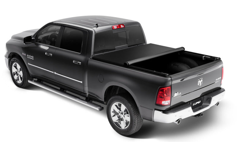 Lund 02-17 Dodge Ram 1500 (5.5ft. Bed) Genesis Elite Roll Up Tonneau Cover - Black