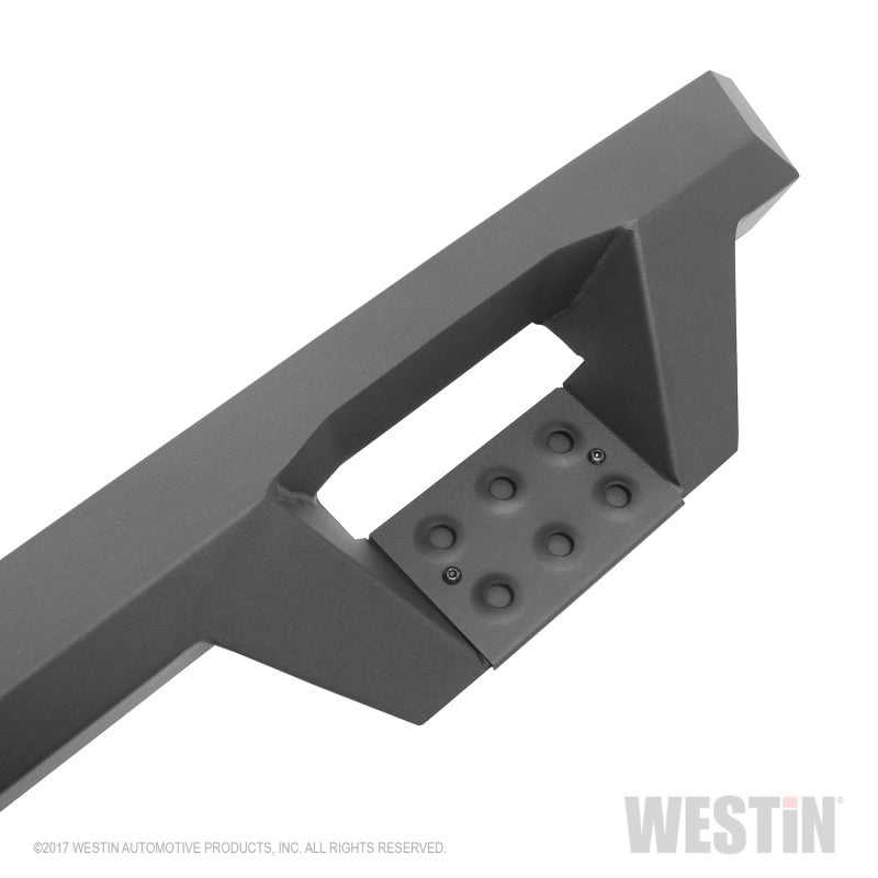 Westin 10-18 Dodge Ram Crew Cab 5ft & 6ft Bed HDX Drop Wheel-To-Wheel Nerf Step Bars - Text. Blk