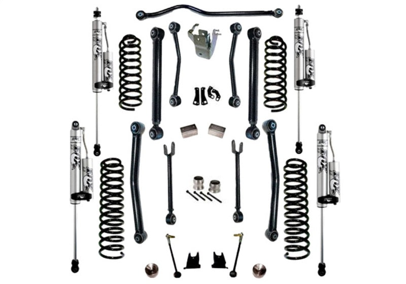 Superlift 07-18 Jeep Wrangler JK 4WD 4in Suspension Lift Kit w/ Fox 2.0 Res Shocks