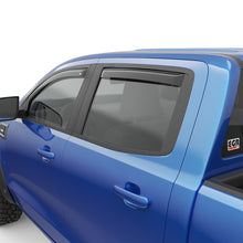 Load image into Gallery viewer, EGR 19+ Ford Ranger Crew Cab In-Channel Window Visors - Dark Smoke - Set of 4 (573551)