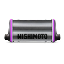 Load image into Gallery viewer, Mishimoto Universal Carbon Fiber Intercooler - Gloss Tanks - 600mm Black Core - C-Flow - BK V-Band