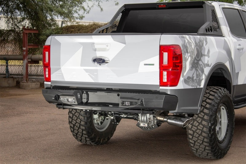Addictive Desert Designs 2019 Ford Ranger Stealth Fighter Rear Bumper w/ Backup Sensor Holes-Bumpers - Steel-San Diego Overlanding-Addictive Desert Designs