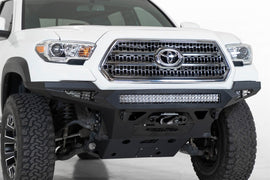 Addictive Desert Designs 16-19 Toyota Tacoma Stealth Fighther Front Bumper w/ Winch Mount-Bumpers - Steel-San Diego Overlanding-Addictive Desert Designs