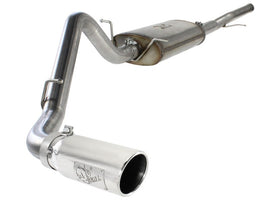 aFe MACHForce XP Exh CB, Stainless steel GM Silverado/Sierra 1500 2014 V*-5.3/6.2L Polished tip