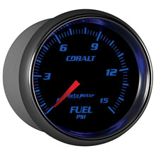 Load image into Gallery viewer, Autometer Cobalt 2-5/8in  Mechanical Fuel Pressure Gauge 0-15 PSI