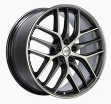 Load image into Gallery viewer, BBS CC-R 19x8.5 5x112 ET44 Satin Graphite Diamond Cut Polished Rim Protector Wheel -82mm PFS Req.