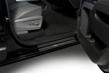 Load image into Gallery viewer, Putco 14-18 Chevy Silv LD - Double Cab w/ CHEVROLET Etching (8pcs) Black Platinum Door Sills