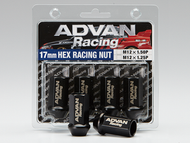 Advan Lug Nut 12X1.5 (Black) - 4 Pack-Lug Nuts-San Diego Overlanding-Advan