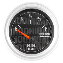 Load image into Gallery viewer, Autometer Hoonigan 52mm 24 Ohm Empty 33 Ohm Full Electronic Fuel Level Gauge