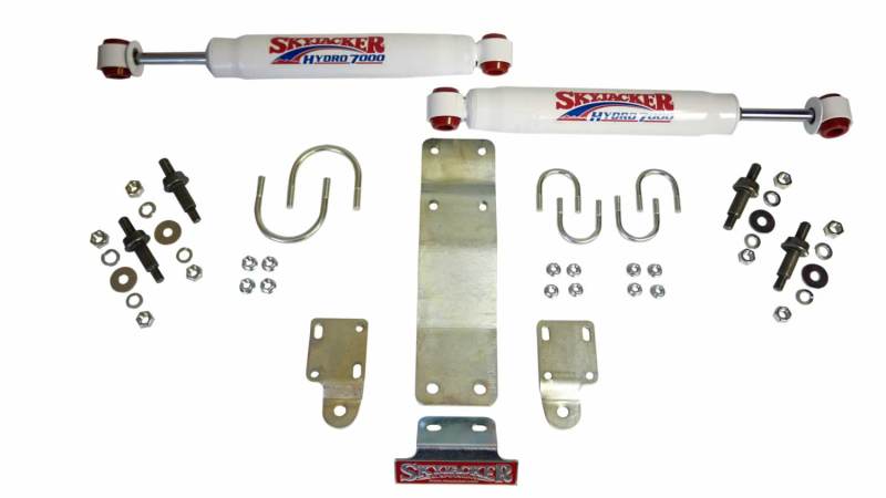 Skyjacker 2007-2017 Jeep Wrangler (JK) (Use w/ OEM Tie Rods) Dual Steering Damper Kit w/ Hydro 7000