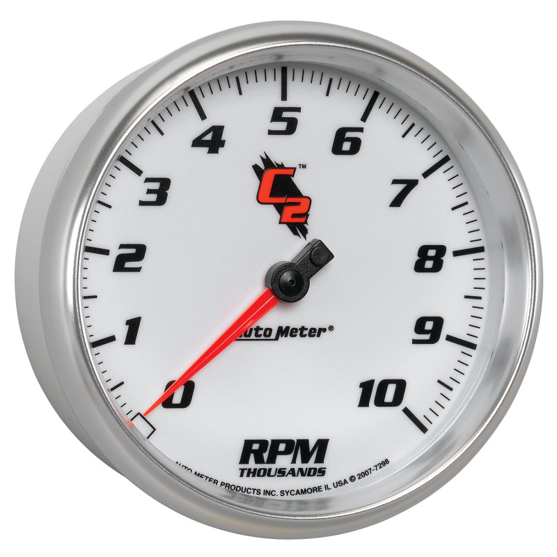 Autometer C2 5 inch 10000 RPM In-Dash Tachometer