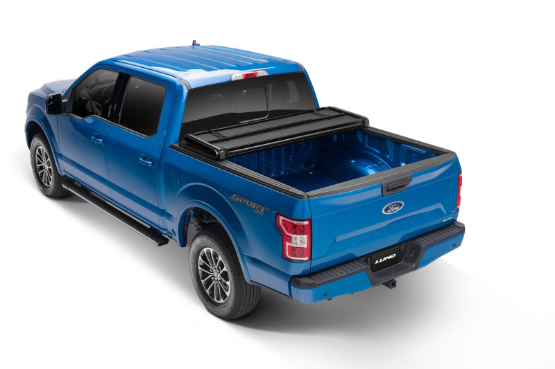 Lund 93-11 Ford Ranger Styleside (6ft. Bed) Hard Fold Tonneau Cover - Black