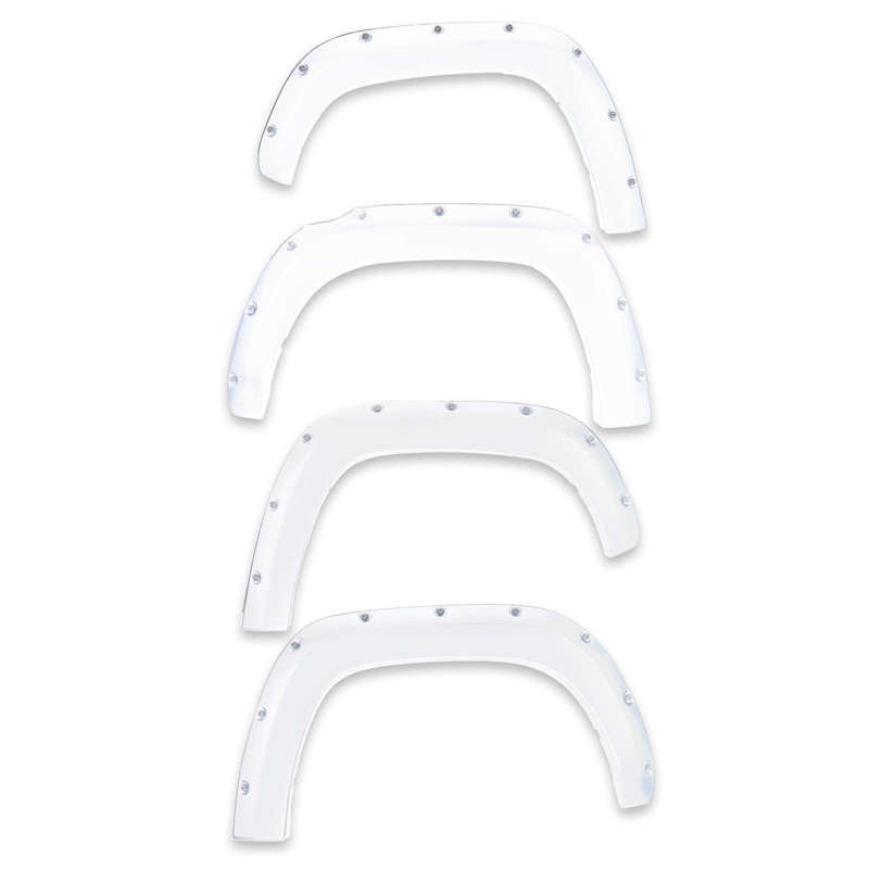 EGR 14+ Chev Silverado 6-8ft Bed Bolt-On Look Color Match Fender Flares - Set - Summit White