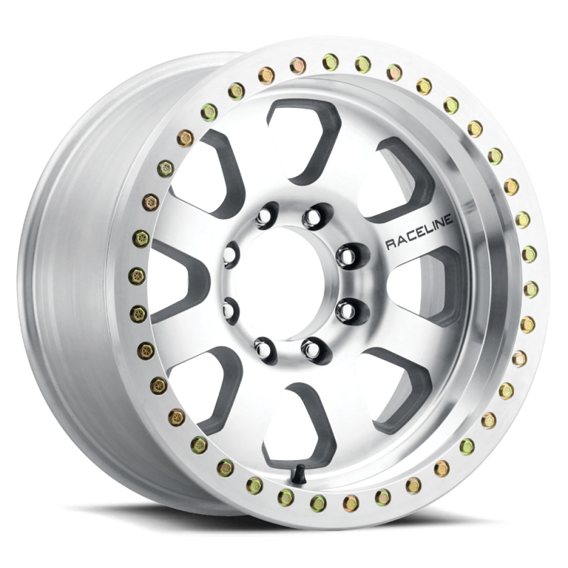 Raceline RT260M Avenger 17x9in / 8x165.1 BP / -6mm Offset / 130.81mm Bore - Machined Beadlock Wheel