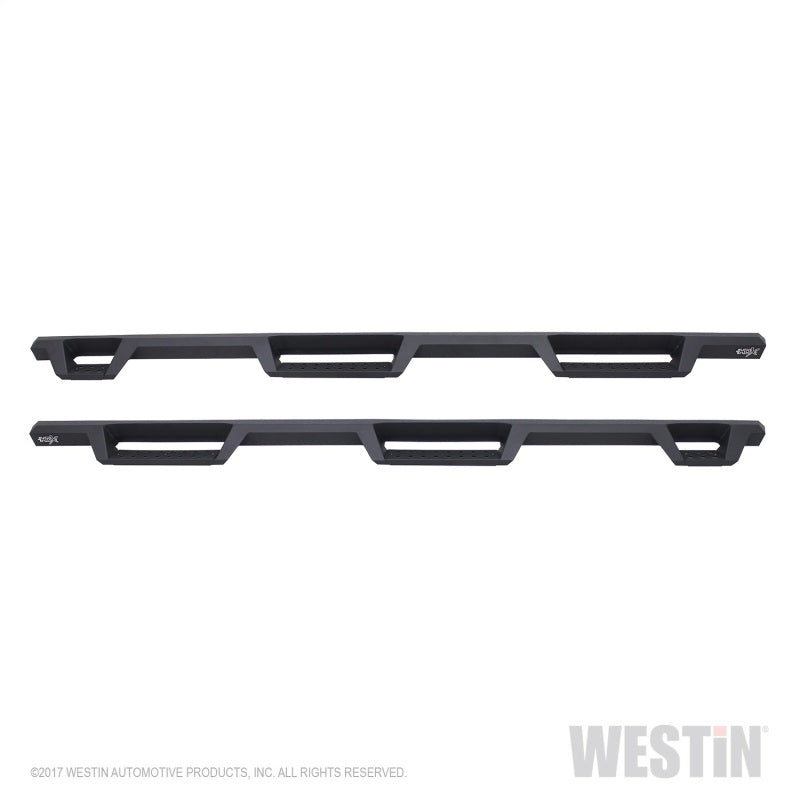 Westin 10-18 Dodge Ram Crew Cab 5ft & 6ft Bed HDX Drop Wheel-To-Wheel Nerf Step Bars - Text. Blk