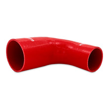 Load image into Gallery viewer, Mishimoto Silicone Reducer Coupler 90 Degree 2.5in to 3in - Red