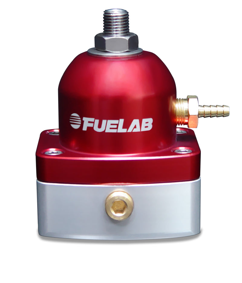 Fuelab 525 EFI Adjustable FPR In-Line 25-90 PSI (1) -6AN In (1) -6AN Return - Red