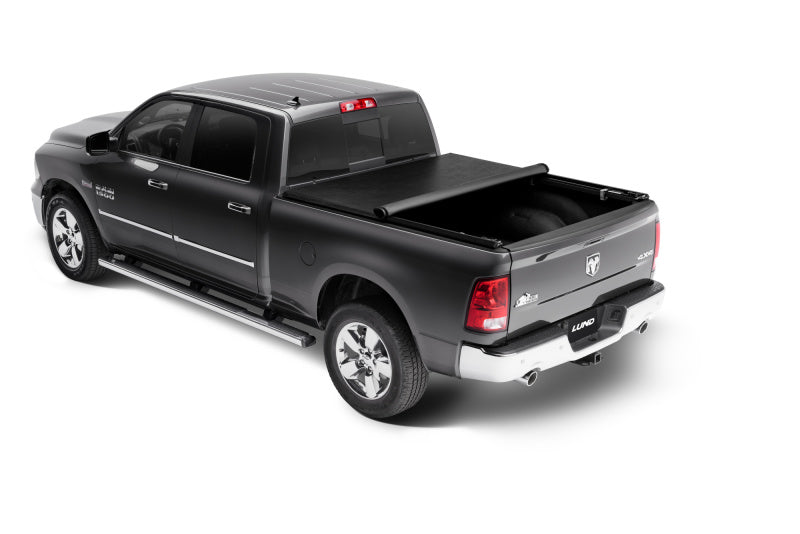 Lund 02-17 Dodge Ram 1500 (6.5ft. BedExcl. Beds w/Rambox) Genesis Roll Up Tonneau Cover - Black