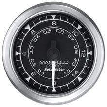 Load image into Gallery viewer, Autometer Chrono 2-1/16in 15PSI Manifold Pressure Gauge