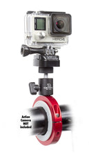 Load image into Gallery viewer, Daystar Pro Mount POV Camera Mounting System Fits Most Pairo Style Cameras Red Anodized Finish