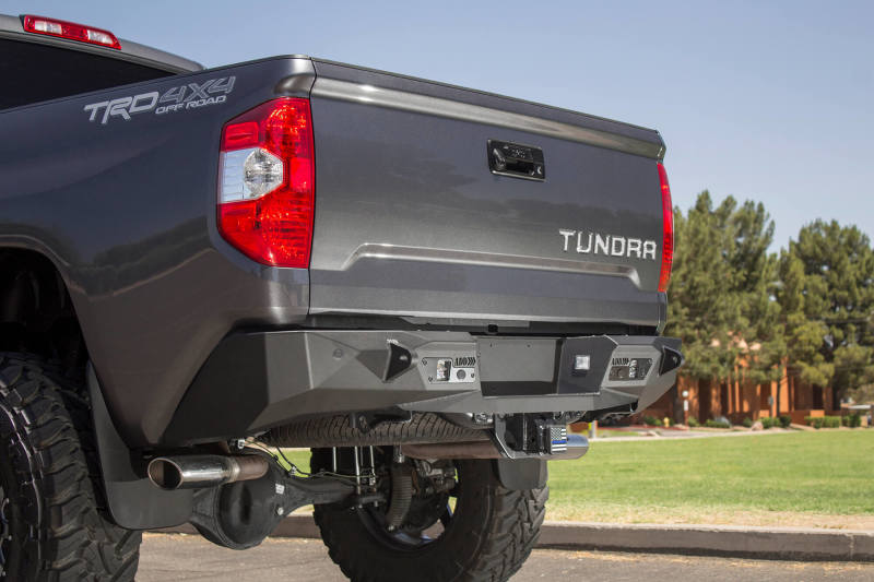 Addictive Desert Designs 2014+ Toyota Tundra Stealth Fighter Rear Bumper w/ Backup Sensor Cutouts-Bumpers - Steel-San Diego Overlanding-Addictive Desert Designs