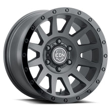 Load image into Gallery viewer, ICON Compression 17x8.5 5x150 25mm Offset 5.75in BS 110.1mm Bore Double Black Wheel