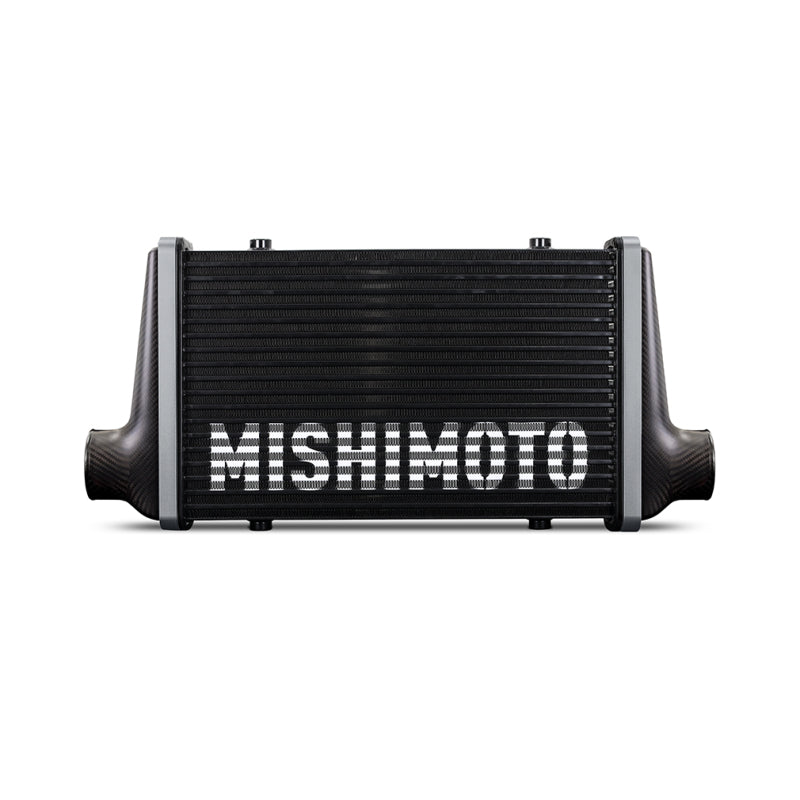 Mishimoto Universal Carbon Fiber Intercooler - Matte Tanks - 600mm Black Core - C-Flow - P V-Band