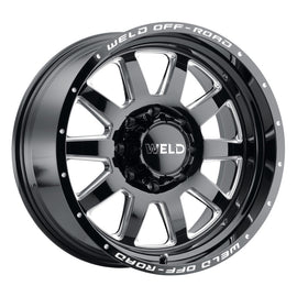 Weld Off-Road W102 20X10 Stealth 5X114.3 5X127 ET-18 BS4.75 Gloss Black MIL 78.1