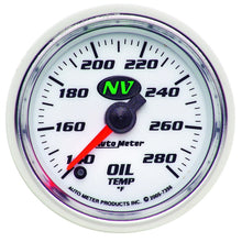 Load image into Gallery viewer, Autometer NV 2-1/16in 140-280 Deg F Digital Stepper Motor Oil Temp Gauge