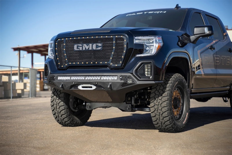 Addictive Desert Designs 2019 GMC Sierra 1500 SF Front Bumper w/ Winch Mount&Sensor Cutout-Bumpers - Steel-San Diego Overlanding-Addictive Desert Designs