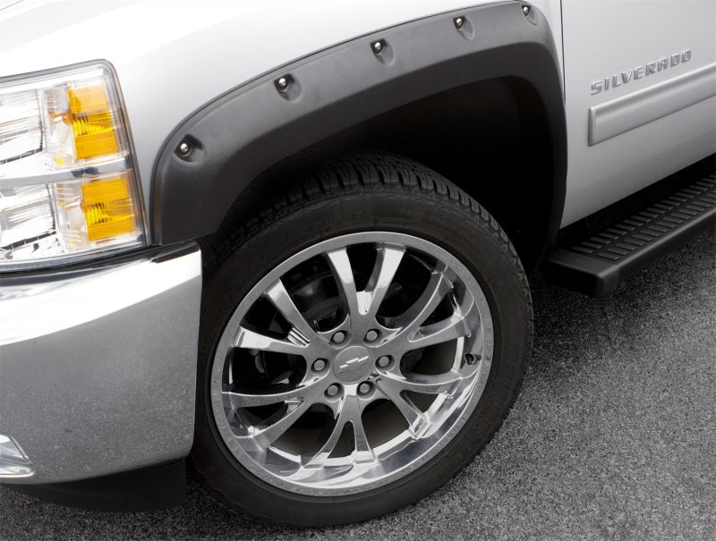 Lund 15-17 GMC Sierra 2500 RX-Rivet Style Textured Elite Series Fender Flares - Black (2 Pc.)