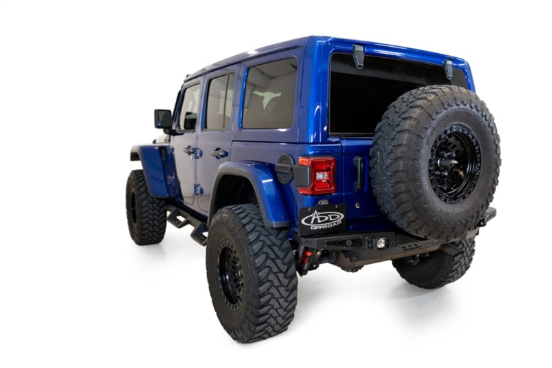Addictive Desert Designs 18-23 Jeep Wrangler JL Stealth Fighter Rear Bumper-Bumpers - Steel-San Diego Overlanding-Addictive Desert Designs