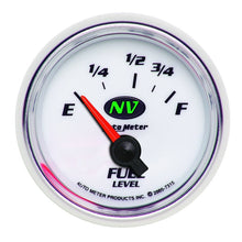 Load image into Gallery viewer, AutoMeter Gauge Fuel Level 2-1/16in. 73 Ohm(e) to 10 Ohm(f) Elec NV