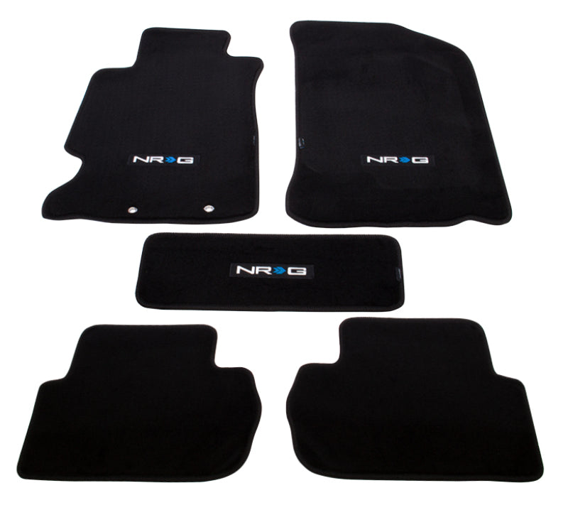 NRG Floor Mats - 02-06 Acura RSX (NRG Logo) - 5pc.