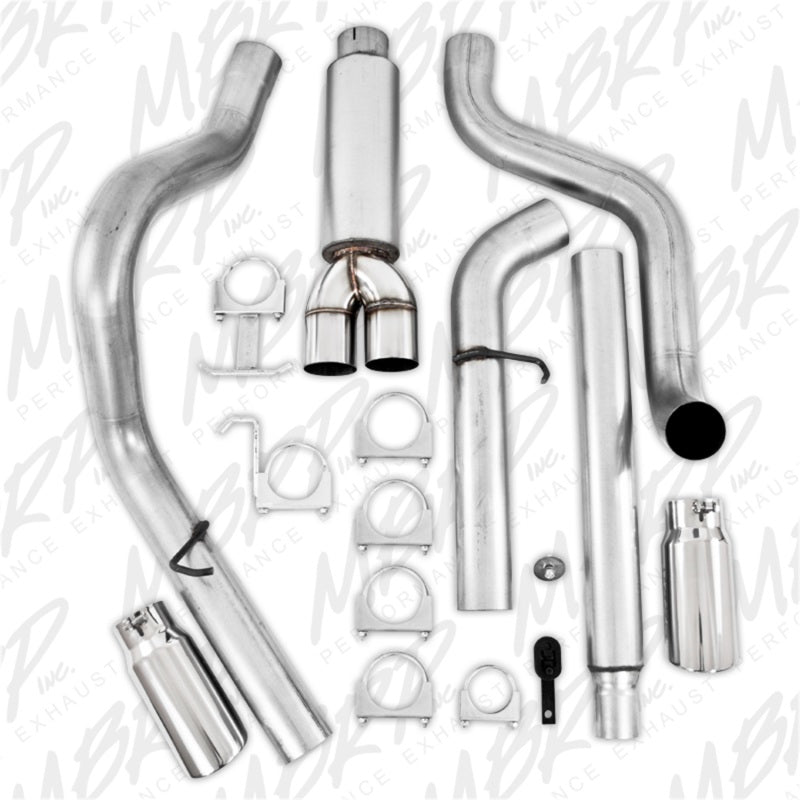 MBRP 1999-2004 Ford F-250/350 V-10 Cat Back 4 Dual Split Side