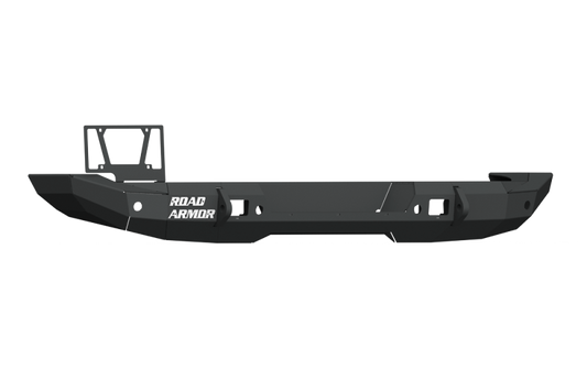 Road Armor 18-20 Jeep Wrangler JL Stealth Rear Bumper Full Width - Tex Blk