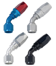 Load image into Gallery viewer, Fragola -16AN x 45 Degree Power Flow Hose End - Blue/Red