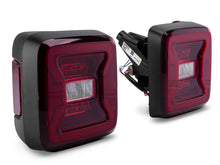 Load image into Gallery viewer, Raxiom 18-22 Jeep Wrangler JL LED Tail Lights- Black Housing - Red Lens