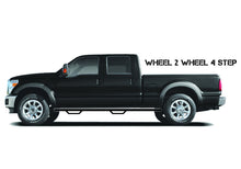 Load image into Gallery viewer, N-Fab Nerf Step 14-17 Chevy-GMC 1500 Crew Cab 5.7ft Bed - Gloss Black - W2W - 3in