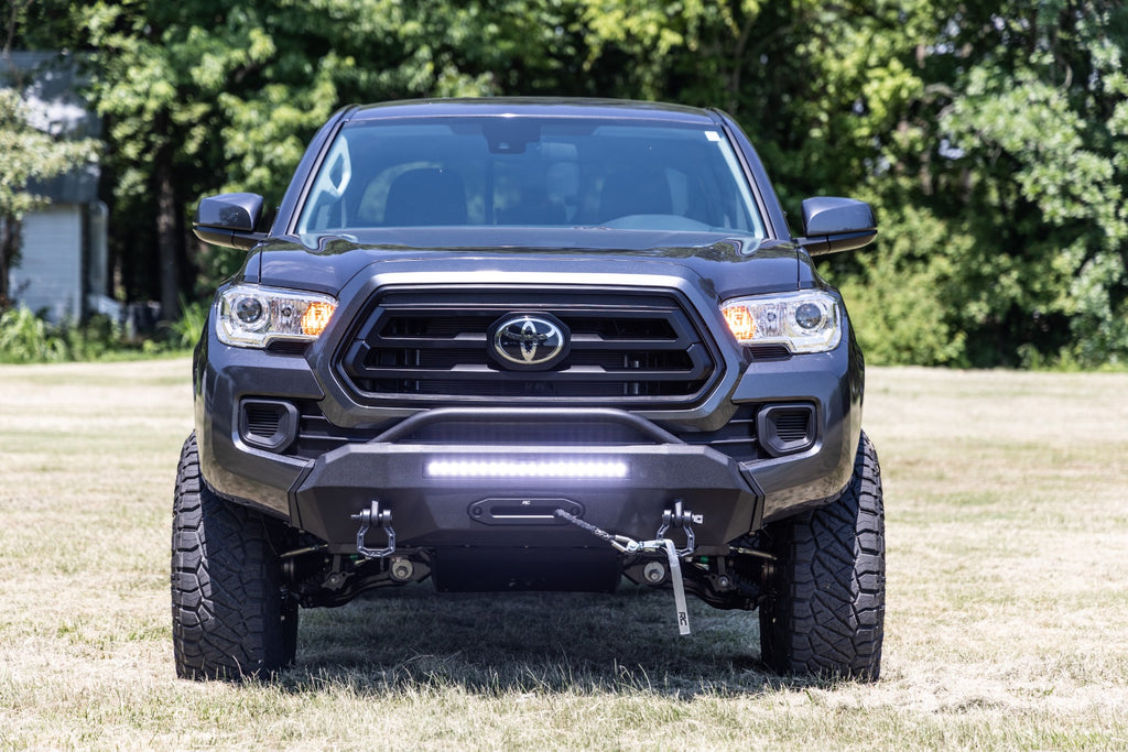 Front Bumper | Hybrid | 9500-Lb Pro Series Winch | Synthetic Rope | Toyota Tacoma (16-23)