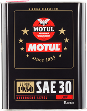 Load image into Gallery viewer, Motul Classic SAE 30 Oil - 6x2L