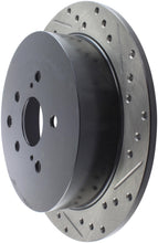 Load image into Gallery viewer, StopTech Sport Drilled &amp; Slotted Rotor - Rear Left