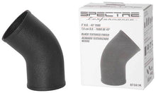 Load image into Gallery viewer, Spectre Universal Intake Elbow Tube (ABS) 3in. OD / 45 Degree - Black Textured Powdercoat