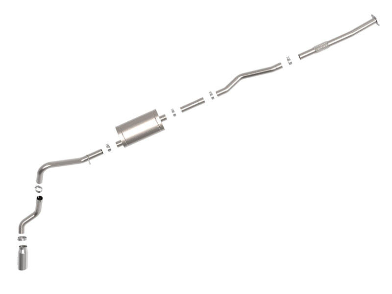 aFe Apollo GT Series 19-20 GM 1500 2.7L (t) 409 SS CB Exhaust System w/Polished Tip