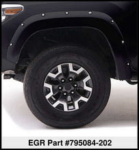 Load image into Gallery viewer, EGR 16+ Toyota Tacoma w/Mudflap Bolt-On Look Color Match Fender Flares - Set - Black