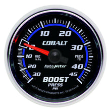 Load image into Gallery viewer, Autometer Cobalt 52mm 45psi Vacuum Boost Gauge