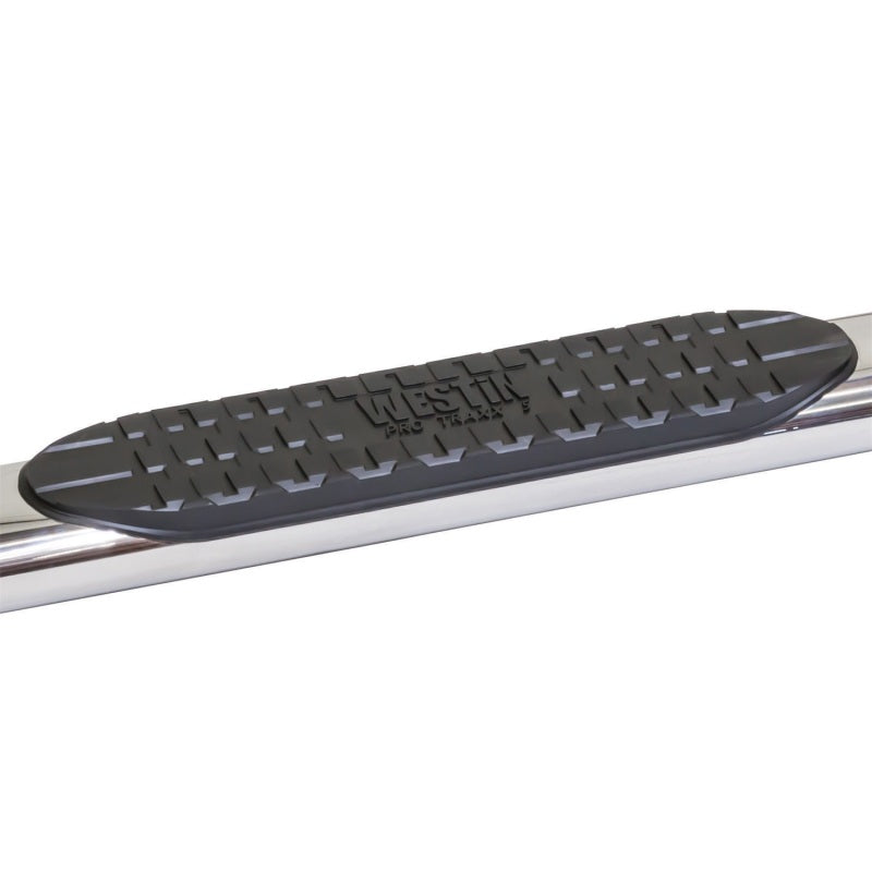Westin 07-13 Chevy Silv 1500 Extended Cab (6.5 ft Bed) PRO TRAXX 5 WTW Oval Nerf Step Bars - SS