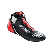 Load image into Gallery viewer, OMP One Evo X R Shoes Black/Silver/Red - Size 40 (Fia 8856-2018)