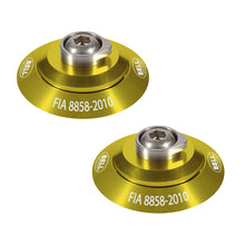 Load image into Gallery viewer, Bell HANS Clip Set - Yellow FIA8858-2010